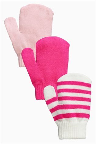 Multi Mitts Three Pack (Younger Girls)